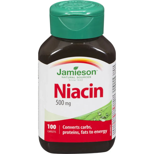 Jamieson Niacin 500 mg front package