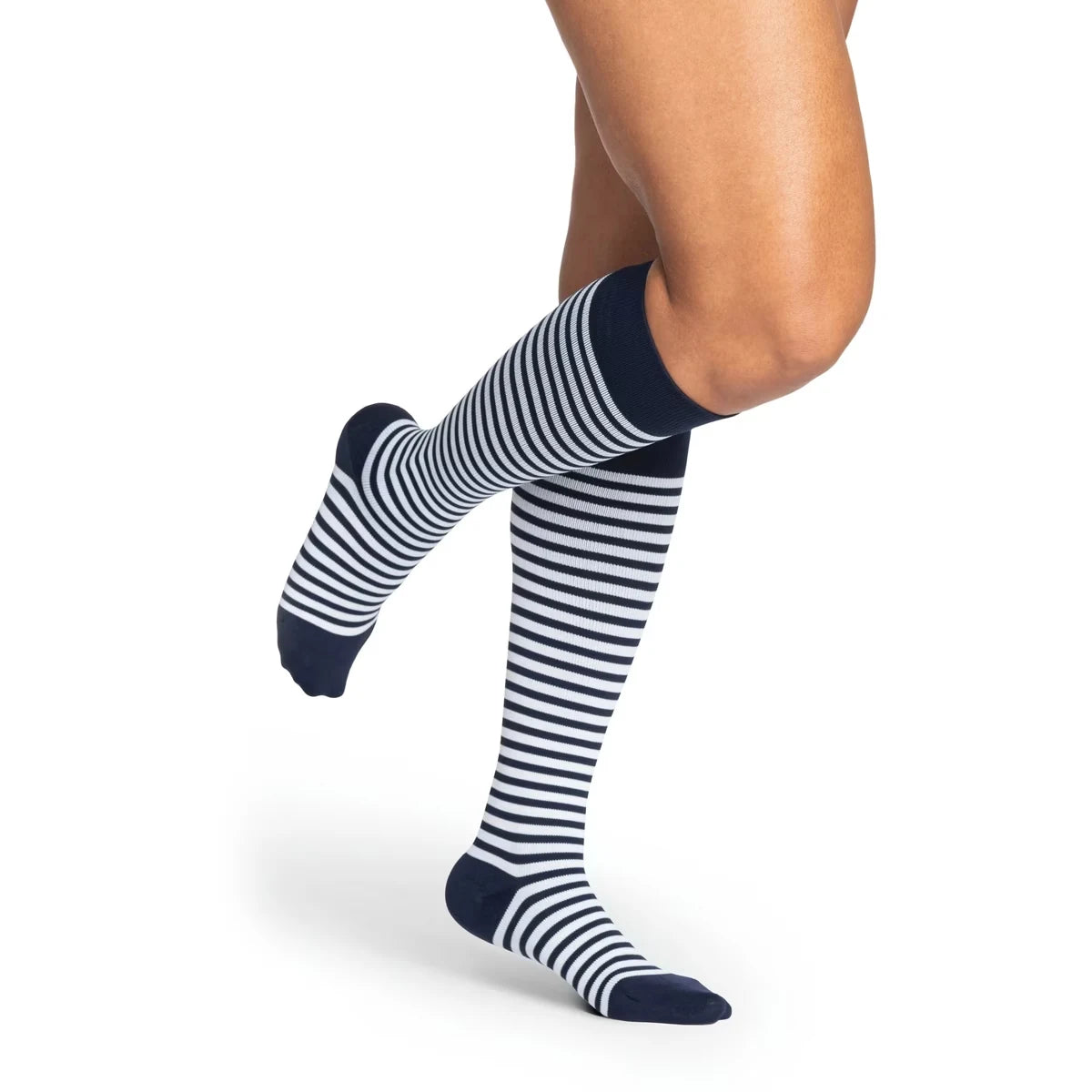 Sigvaris Microfiber Shades Compression Socks, Men, Onyx Stripe - Size A product detail