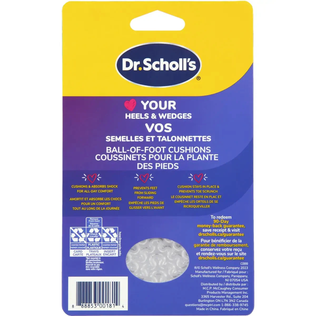 Dr. Scholl's Love Your HEELS & WEDGES Ball of Foot Cushions product detail
