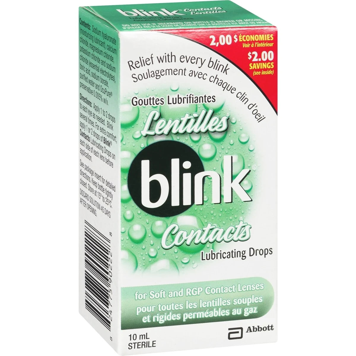 Blink Contacts Lubricating Drops product detail