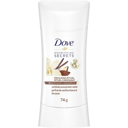 Dove Invisible Solid Vanilla & Cocoa Butter 74 GR front package