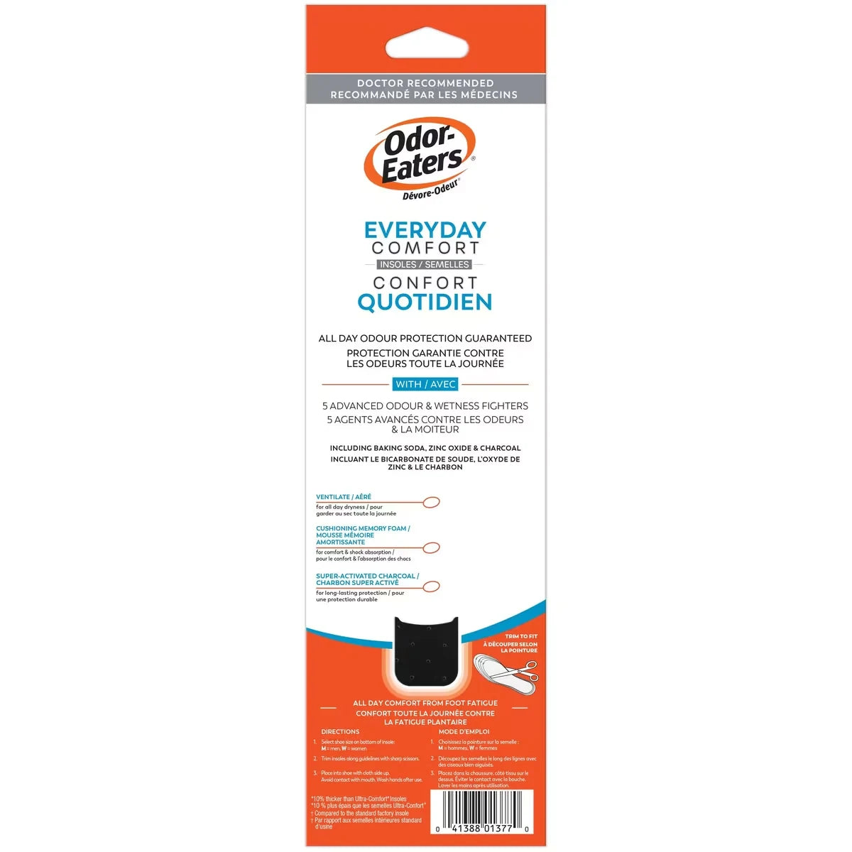 Odor-Eaters Everyday Comfort Insoles product detail