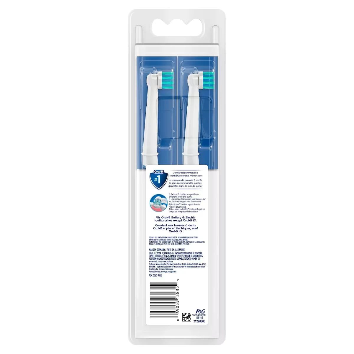 Oral B Kids Extra Soft Replacement Brush Heads, 2 count, Cavity Protection product detail