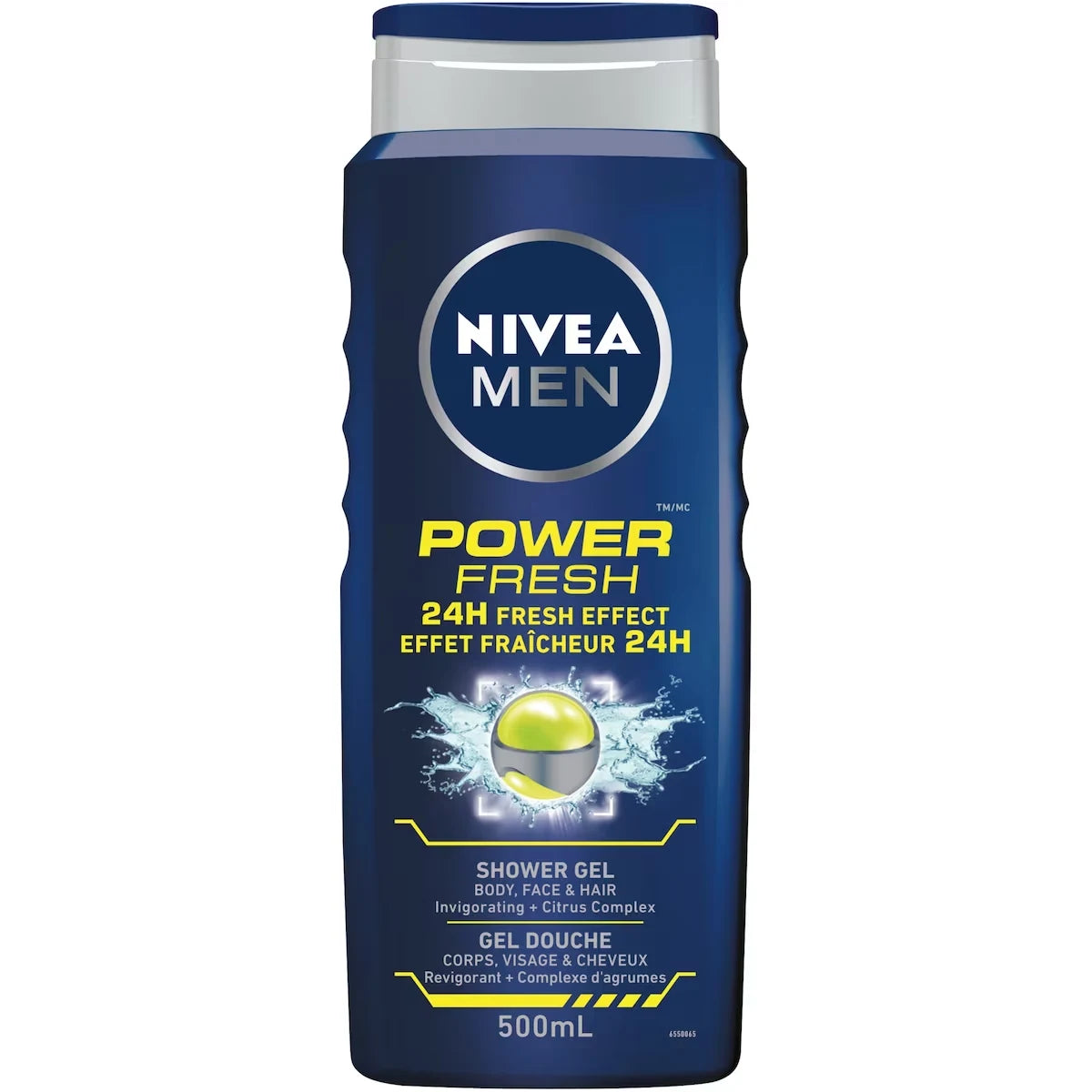 Nivea Men Power Fresh Shower Gel front package