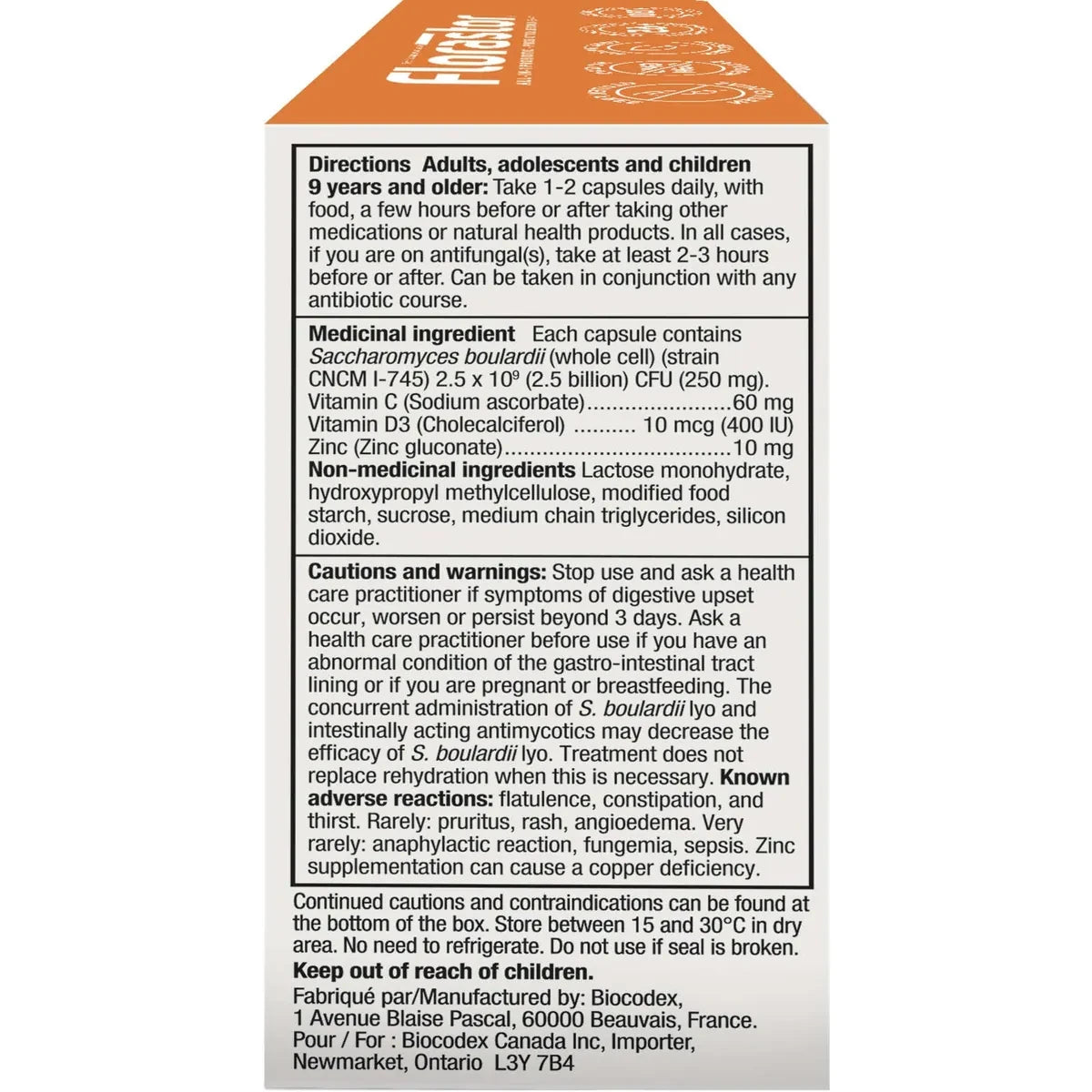 Florastor Immunity product detail