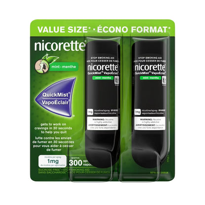 Nicorette QuickMist Spray, Quit Smoking Aid and Smoking Cessation Aid, Mint Flavour alternate view