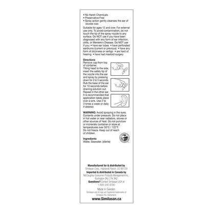 Similasan SeaRinse Ear Cleansing Spray product detail