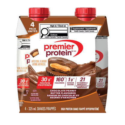 Premier Shake Chocolate Peanut butter front package