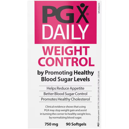Pgx Daily Weight Control 750 Mg front package