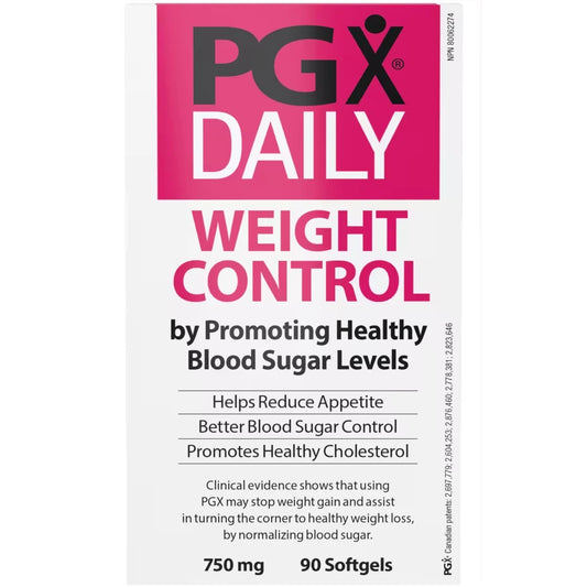 Pgx Daily Weight Control 750 Mg front package