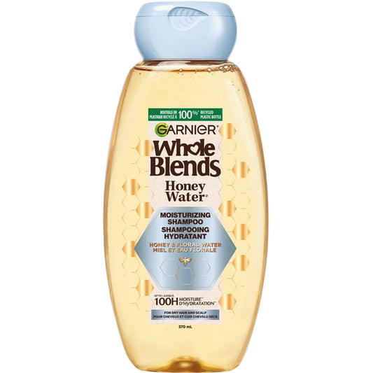 Garnier Whole Blends Honey Water Moisture Restoring Shampoo, for Dry Hair & Scalp product image
