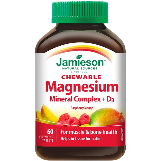 Jamieson Chewable Magnesium Mineral Complex front package