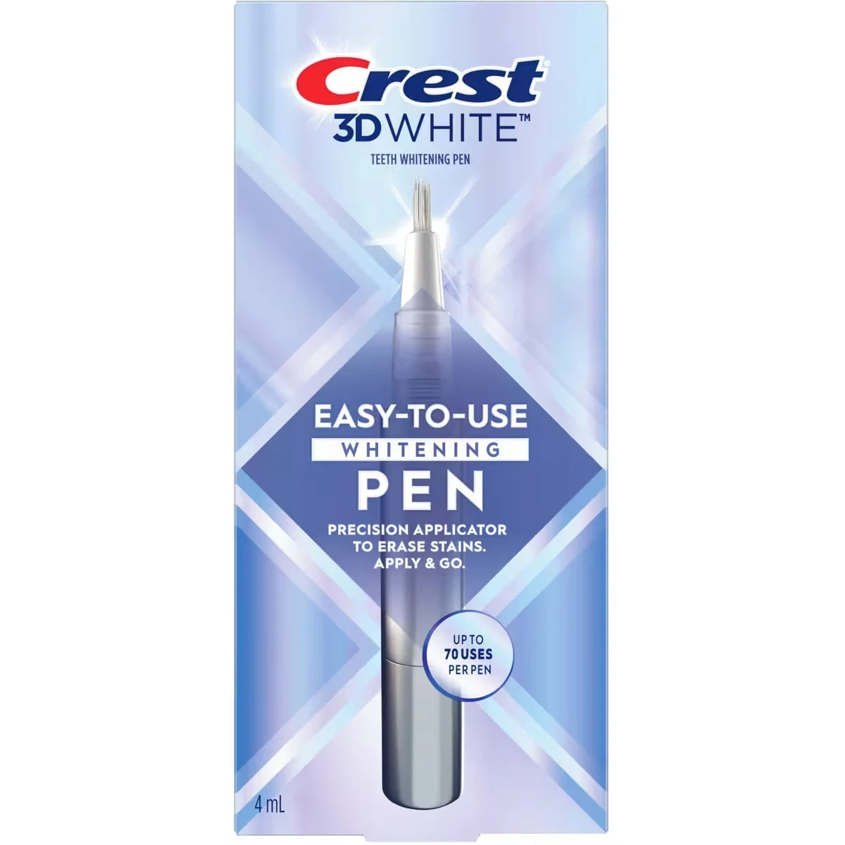 Crest 3DWhite Easy-To-Use Teeth Whitening Pen front package