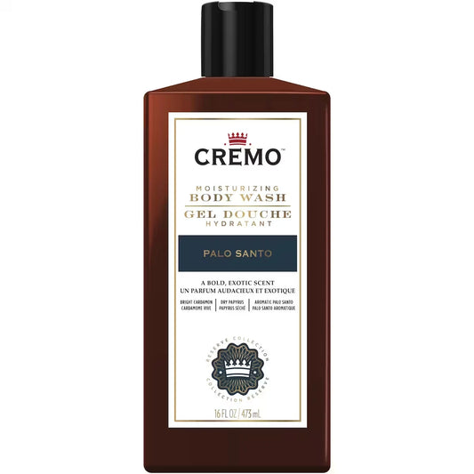 Cremo Palo Santo Body Wash, 473 mL front package