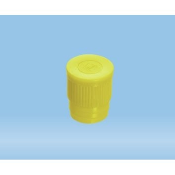 Push Cap Suitable for Tube 16 - 17 Mm (Yellow) Pack of 1000