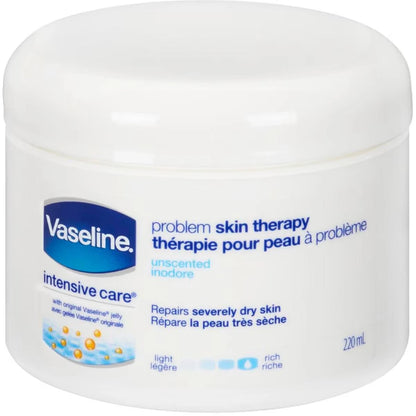 Vaseline Problem Skin Therapy Creamy Petroleum Jelly front package