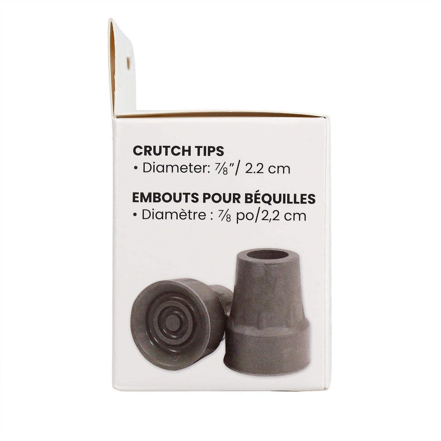 Bios Thermor Crutch Tips (Pair) 2 count