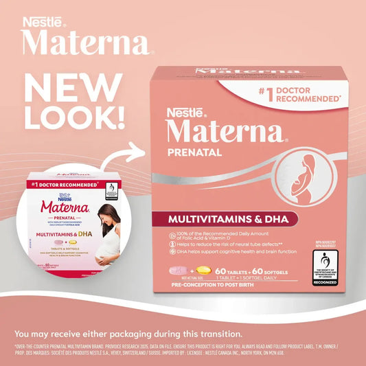 Materna DHA Prenatal Supplement Combo-Pack 60 tablets 60 softgels product detail