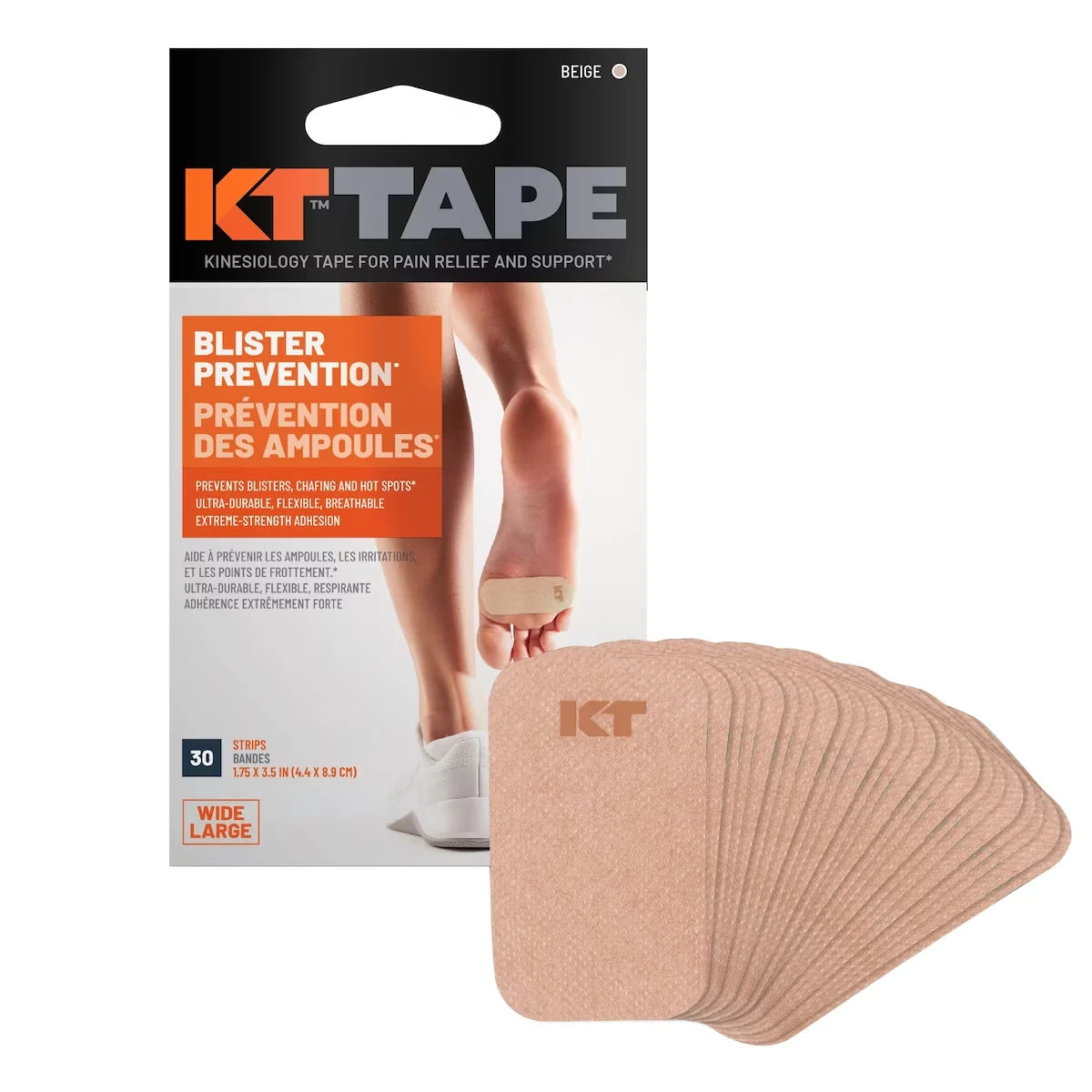 KT Tape Blister Prevention Wide front package