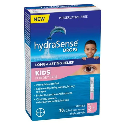 Hydrasense Kids for Dry Eyes, Preservative-Free, Naturally Sourced Lubricant product image