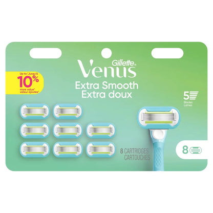 Venus Gillette Extra Smooth Women's Razor Blade Refills, 8 Count product detail