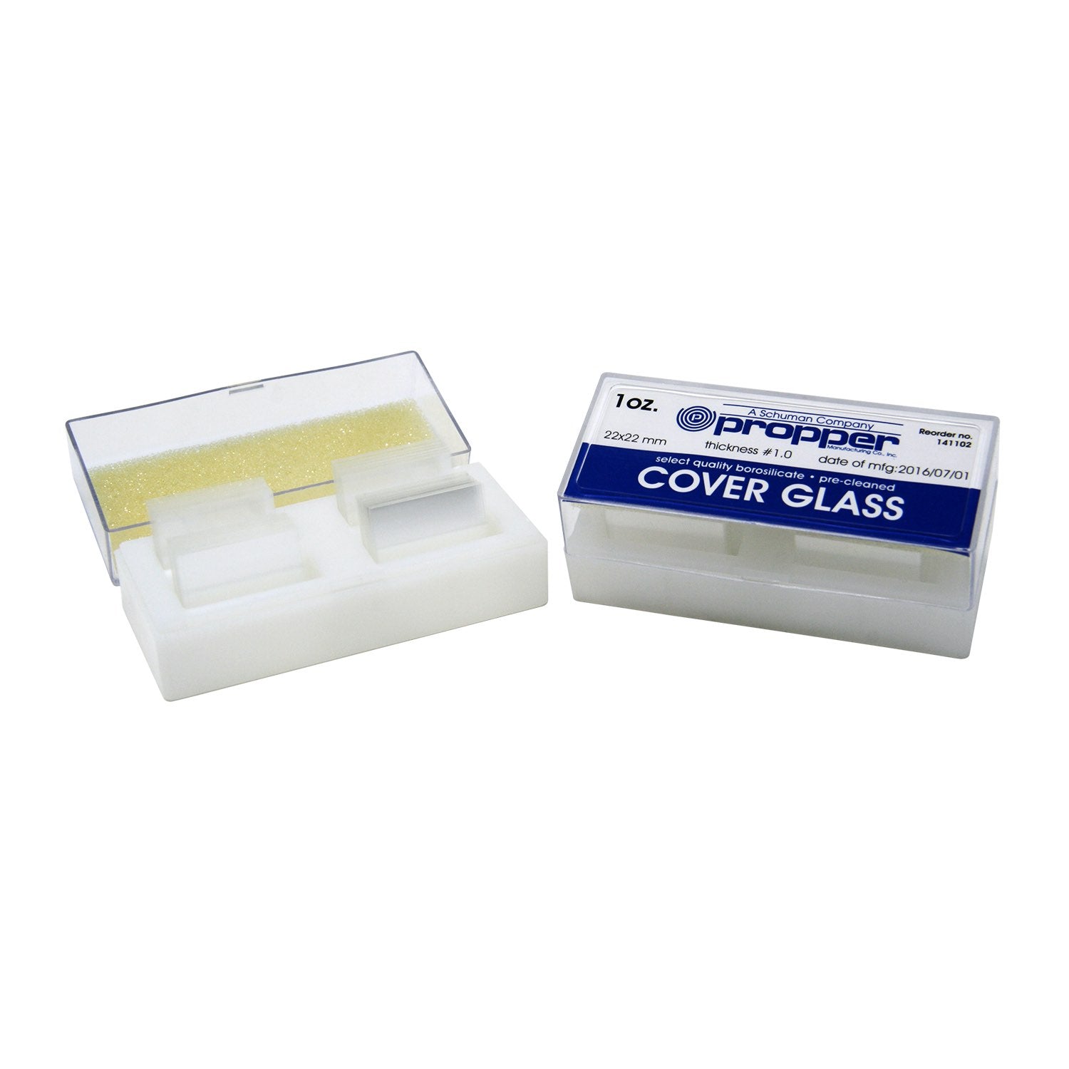 Cover Glass #1 1 Box 22 Mm x 22 Mm