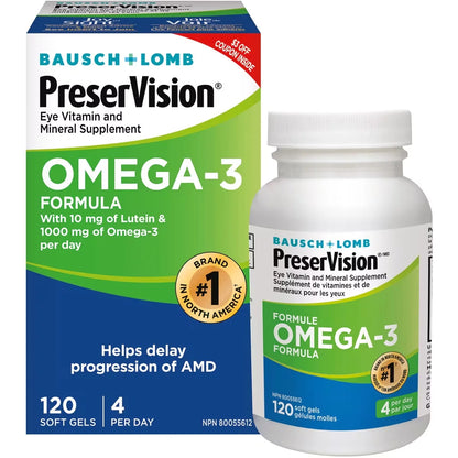 PreserVision Eye Vitamins and Supplements Omega-3 Formula product detail
