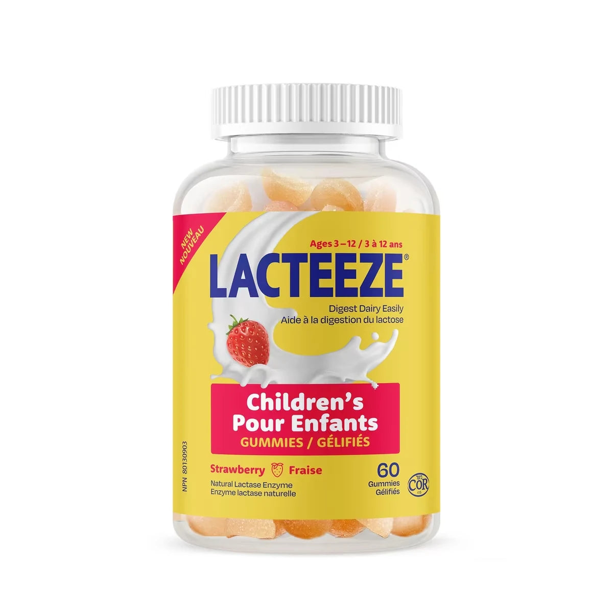 Lacteeze Children's Gummies front package