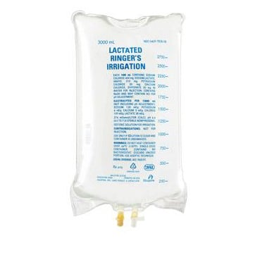 Lactated Ringer's Irrigation Solution 3 L Bag