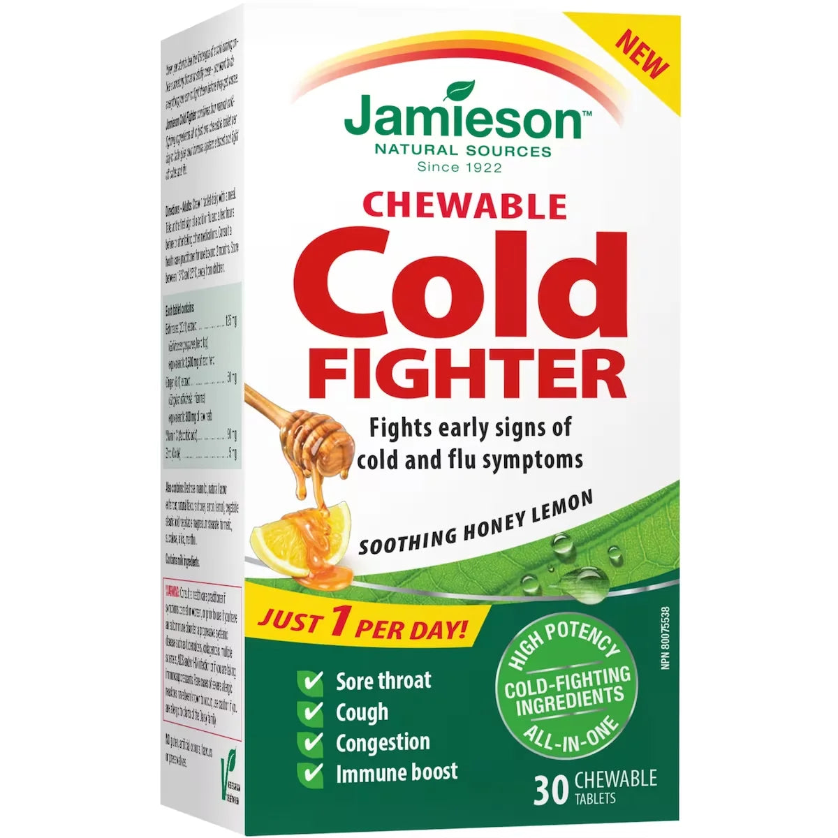 Jamieson Cold Fighter Chewable front package