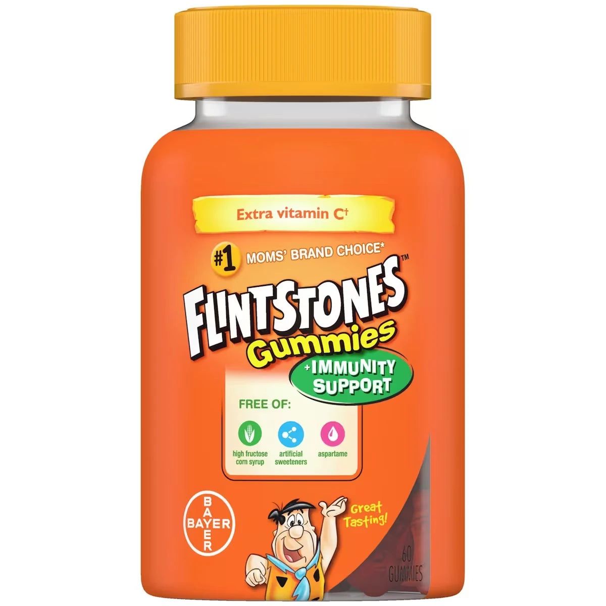 Flintstones Kids Multivitamin Gummies Plus Immunity Support- Multivitamins For Kids front package