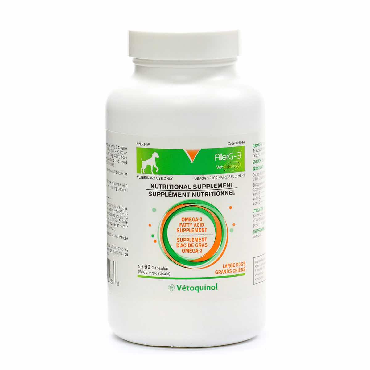 AllerG - 3 Capsules for Dogs 60 Cap 2000 mg