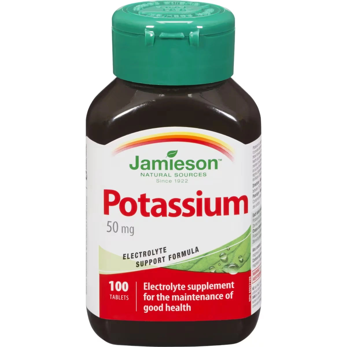 Jamieson Potassium 50 mg front package