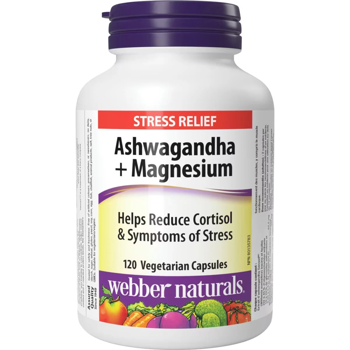 Webber Ashwagandha + Magnesium front package