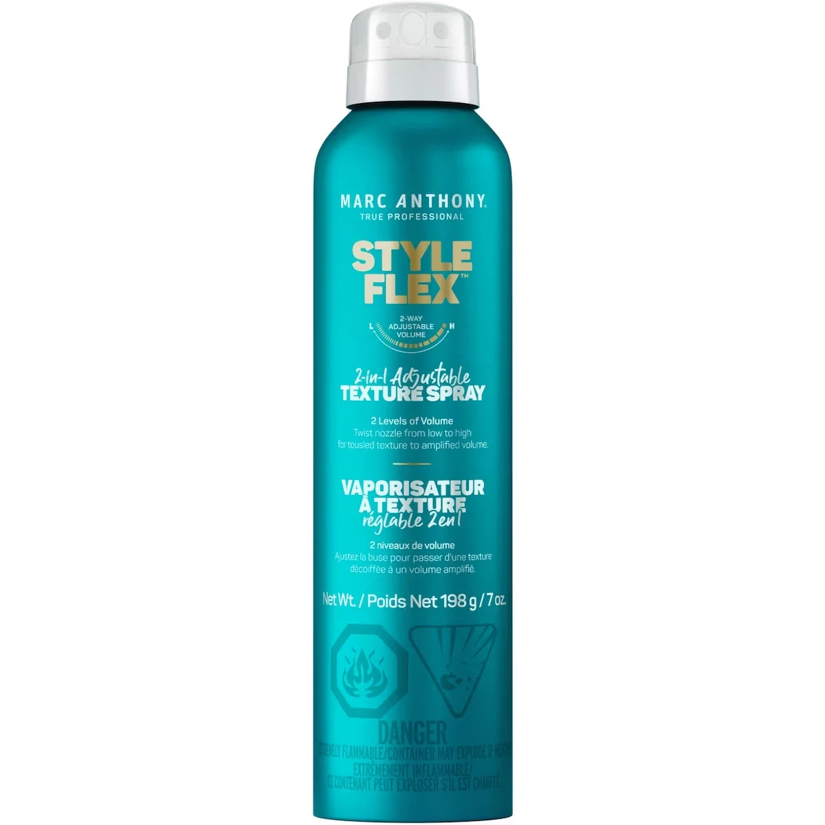 Marc Anthony Style FlexTM 2-IN-1 Adjustable Texture Spray front package