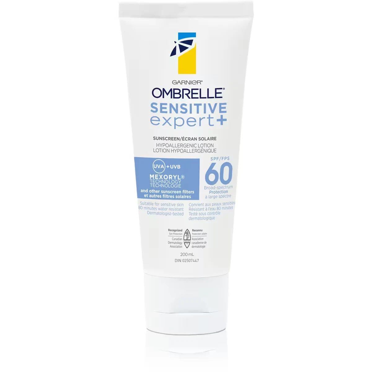 Garnier Sensitive Expert+ Body Sunscreen Lotion SPF 60 front package