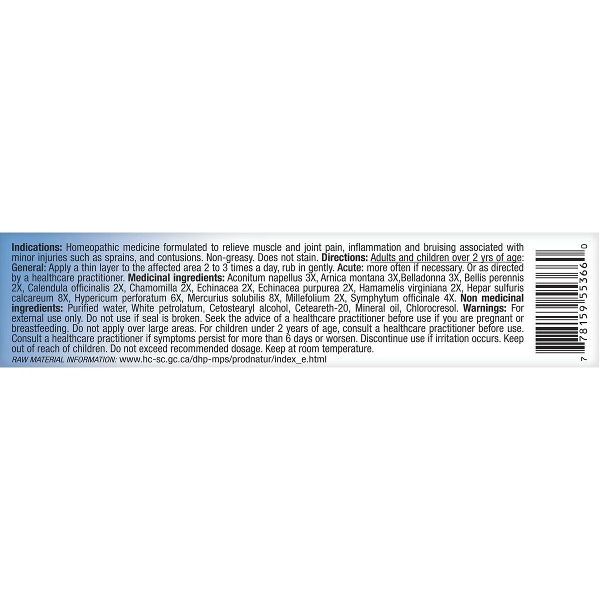 Traumacare Pain Relief Cream product detail