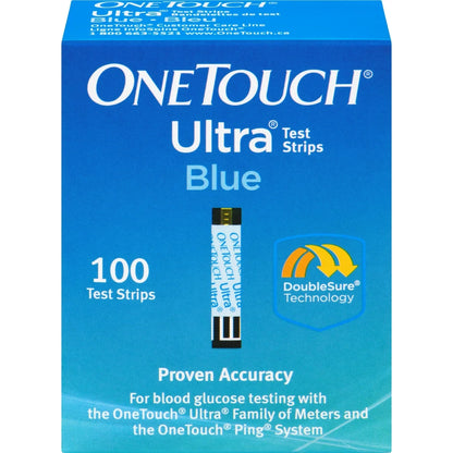 One Touch Onetouch Ultra Test Strip 100 front package