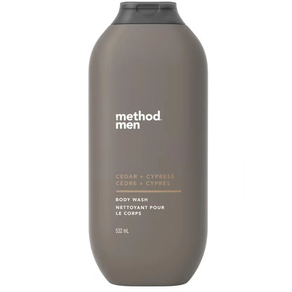 Method Men, Cedar + Cypress Body Wash front package