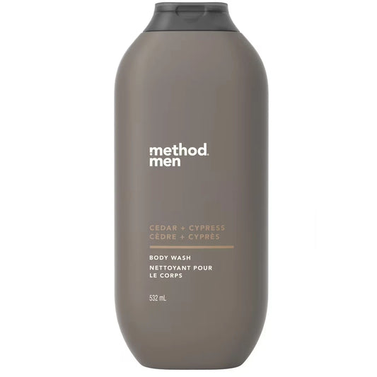 Method Men, Cedar + Cypress Body Wash front package