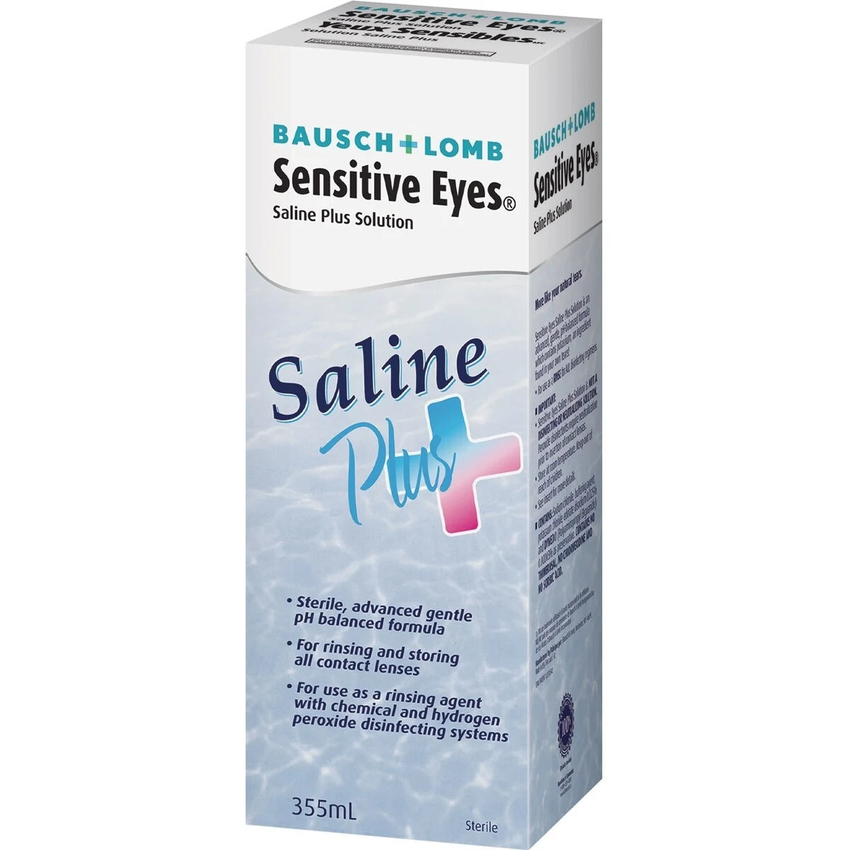 Bausch & Lomb Sensitive Eyes Saline Plus Solution 355 mL product detail