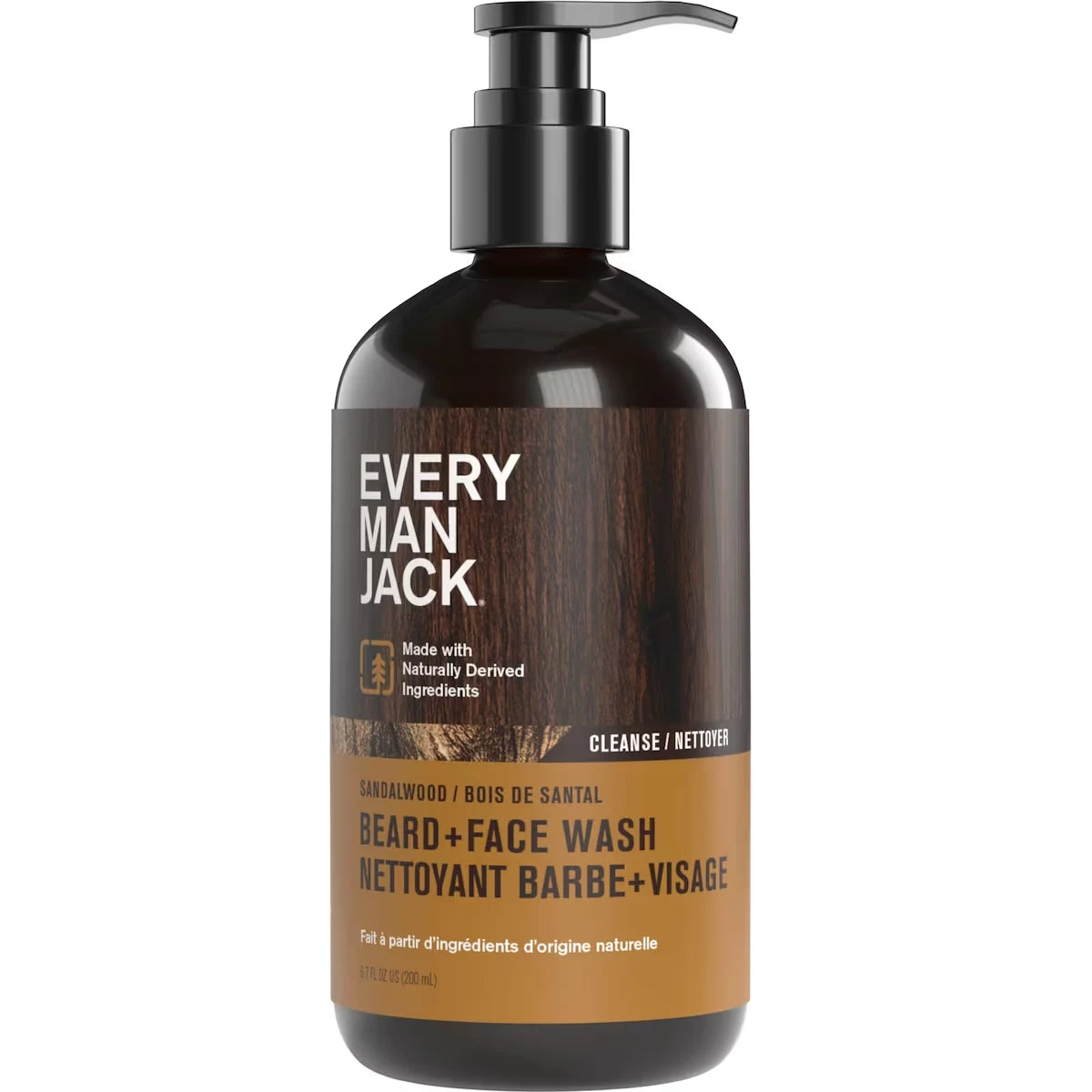 Every Man Jack EMJ Beard Face Wash front package