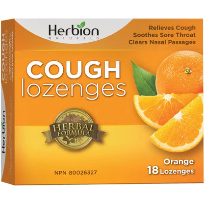 Herbion Cough Lozenge Orange front package