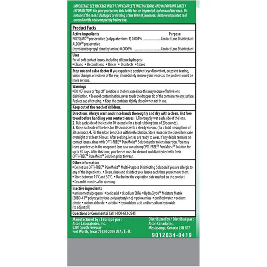 Opti-Free PureMoist® Travel product detail