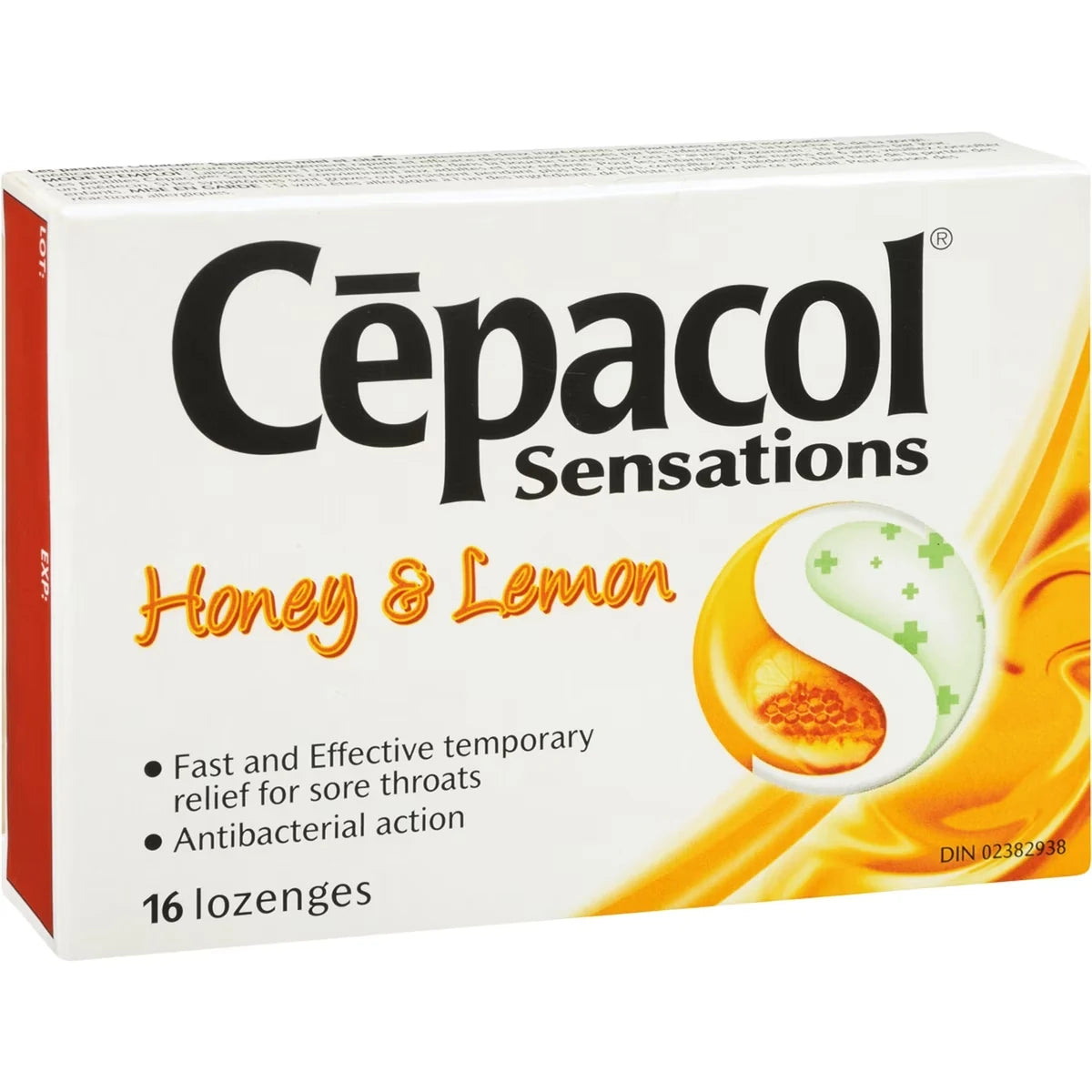 Cepacol Sensations Honey and Lemon, Sore Throat Lozenges, 16 ct 16 count product detail