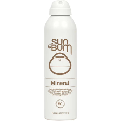 Sun Bum Mineral SPF 50 Sunscreen Spray front package