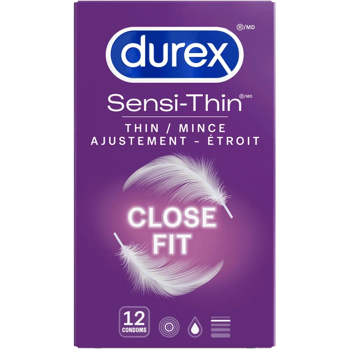 Durex Sensi-Thin Close Fit front package
