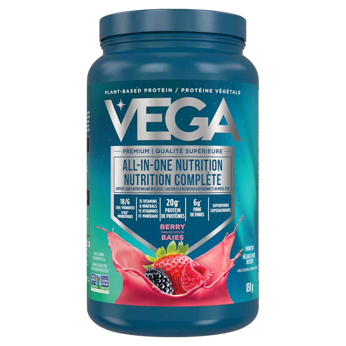Vega One All-In-One Protein Powder front package