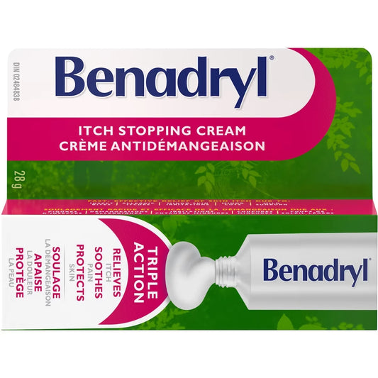 Benadryl Itch Relief Cream, 28 grams product image