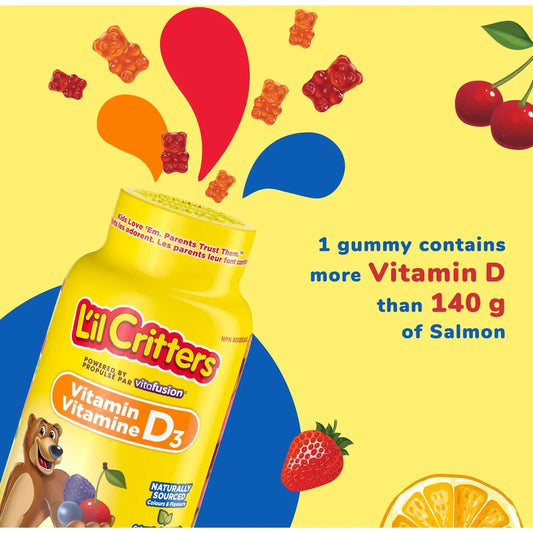 L'Il Critters Vitamin D3 Gummies product detail
